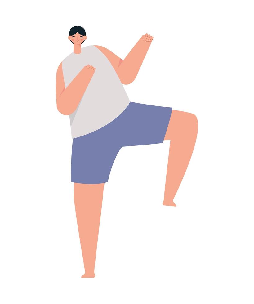 fitness man ontwerp vector