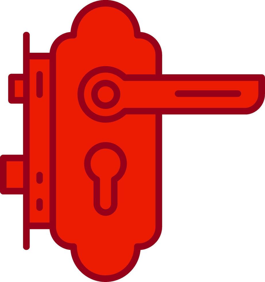 deurslot vector icoon