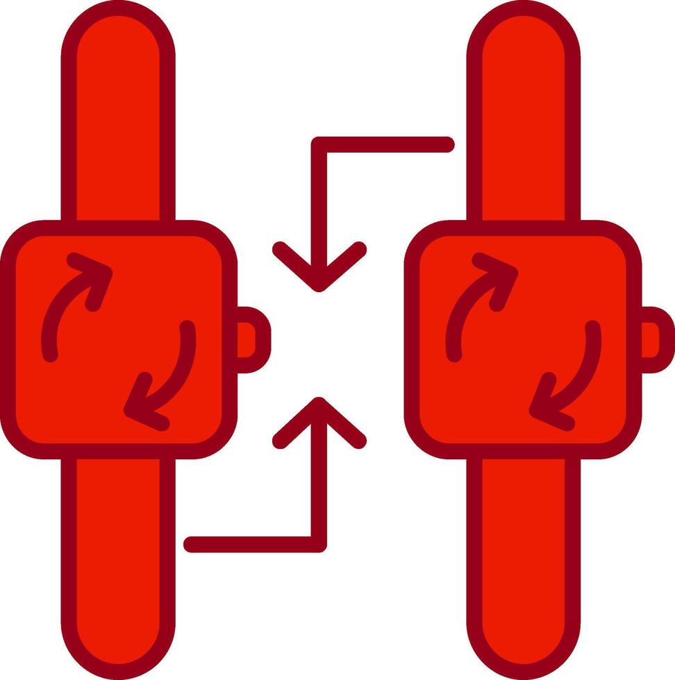 synchronisatie vector pictogram