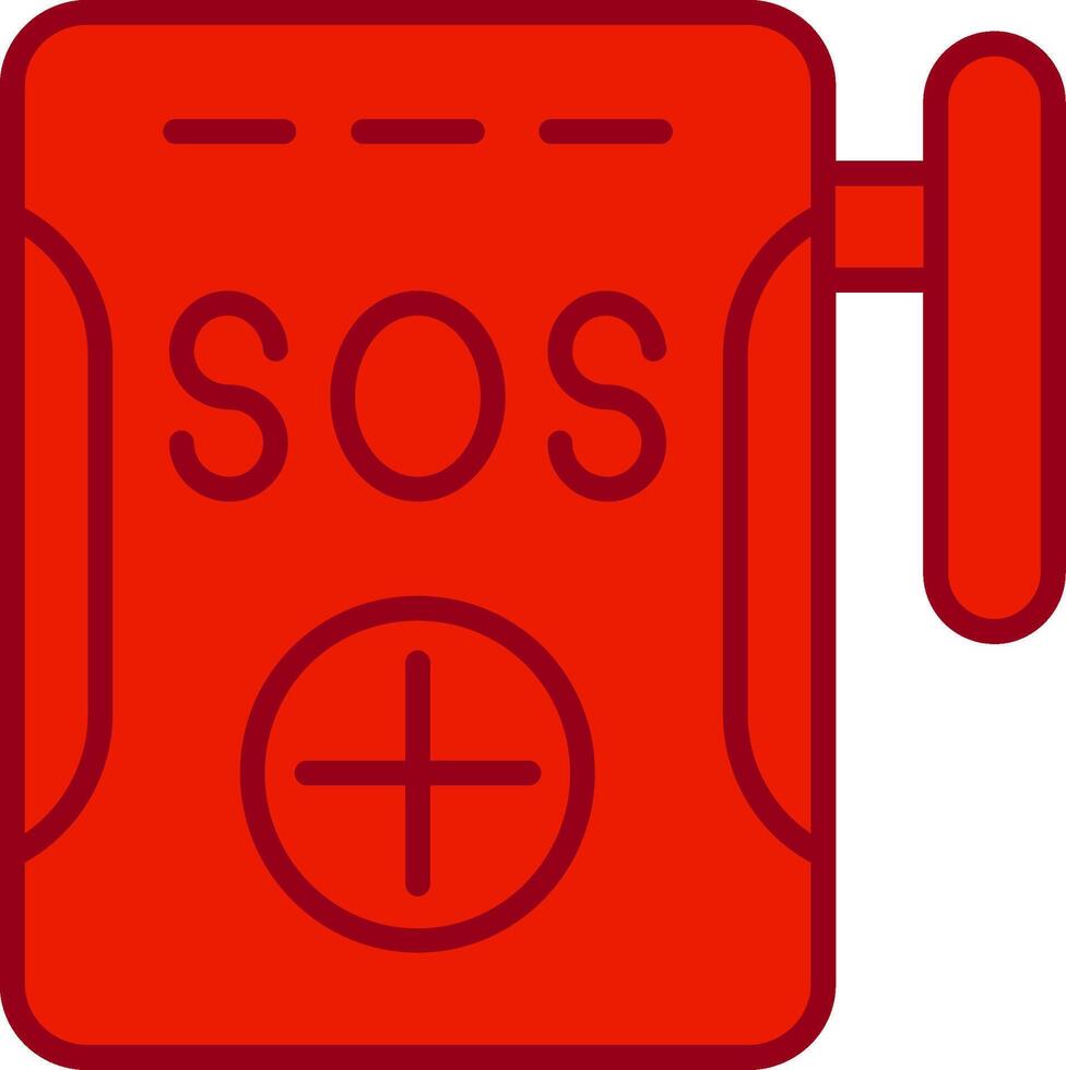 Sos vector icoon