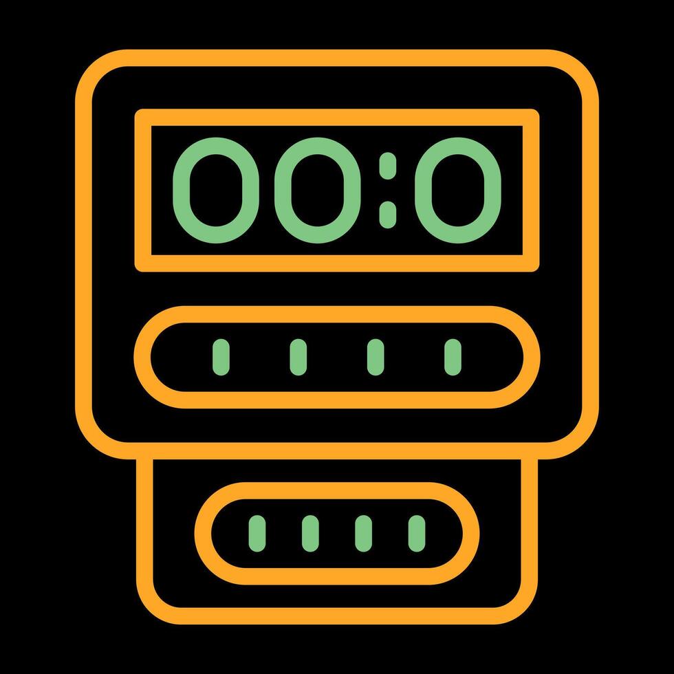 elektrisch meter vector icoon