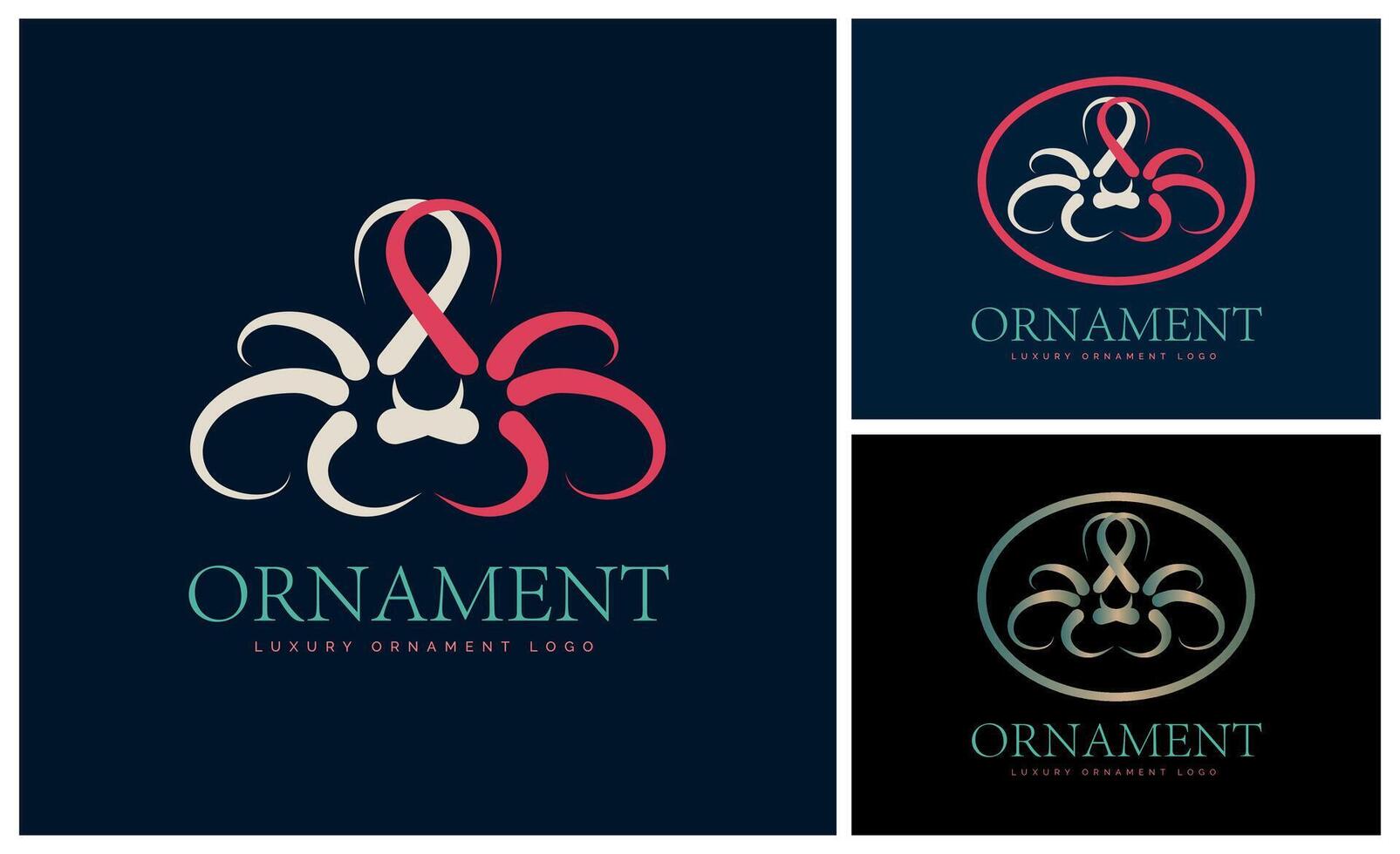 schorpioenen luxe modern ornament logo sjabloon ontwerp voor merk of bedrijf en andere vector