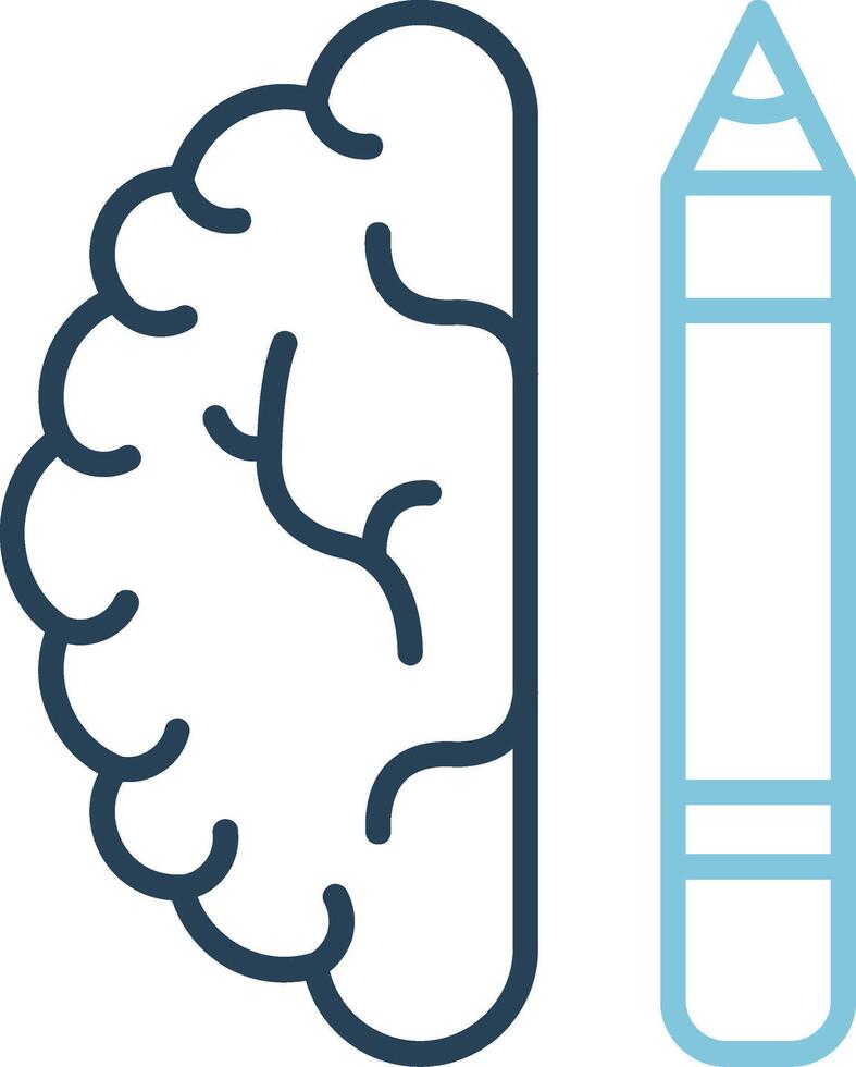 hersenen vector pictogram