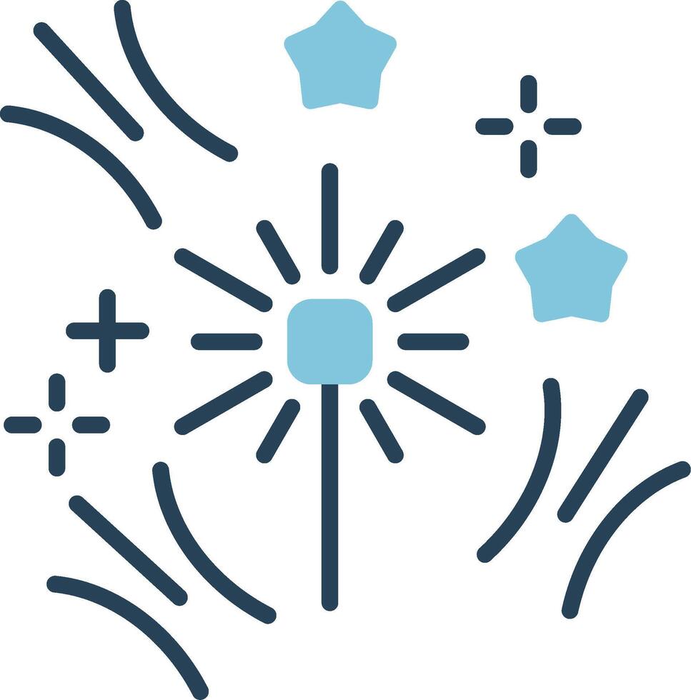 vuurwerk vector pictogram