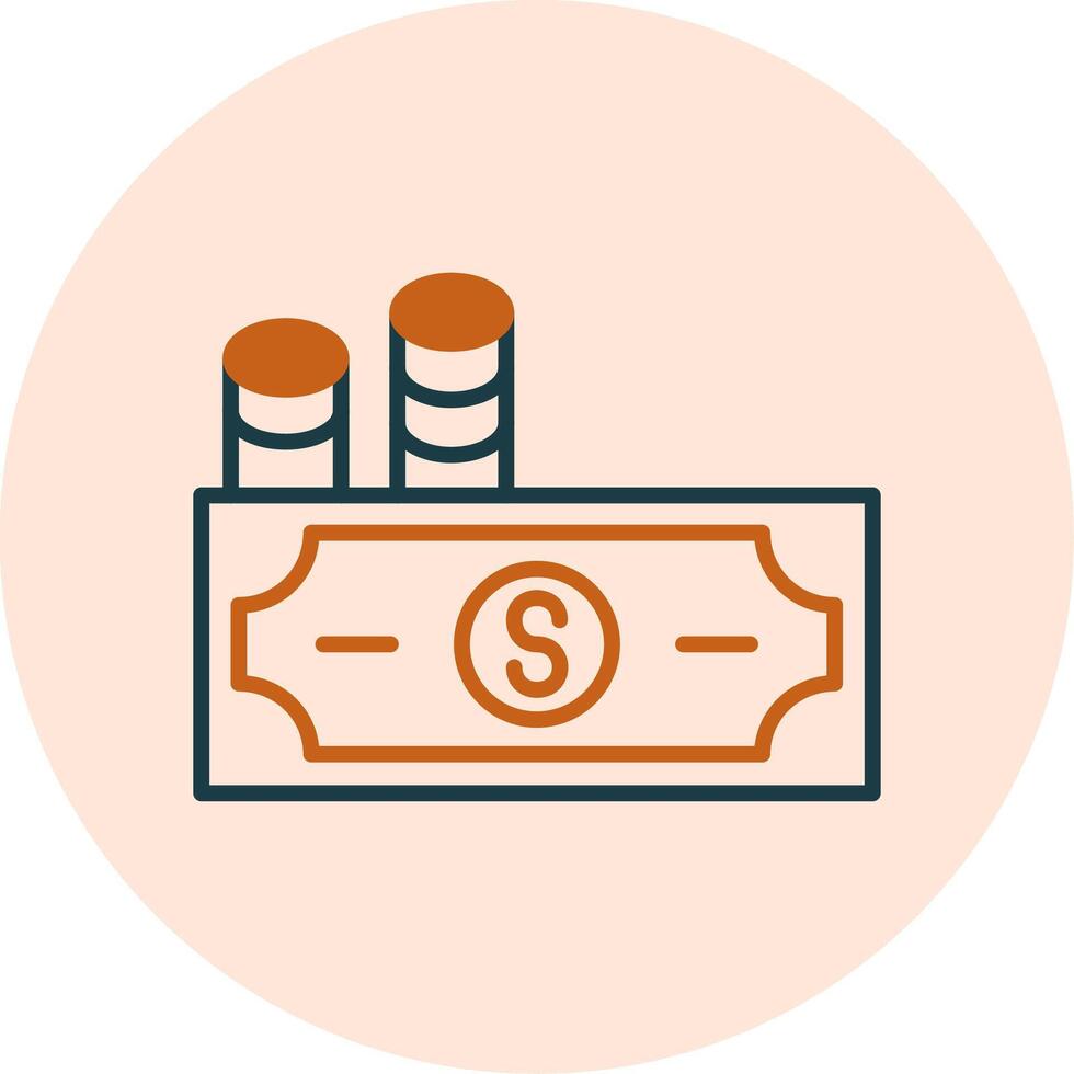 geld vector pictogram