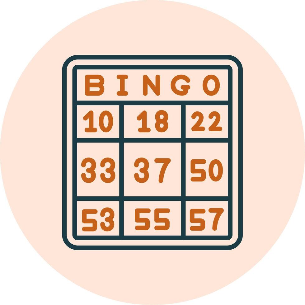 bingo vector icoon