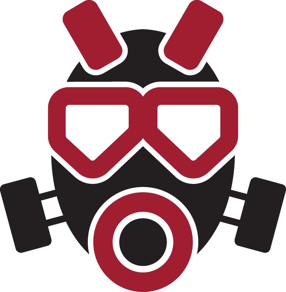 gasmasker vector icon