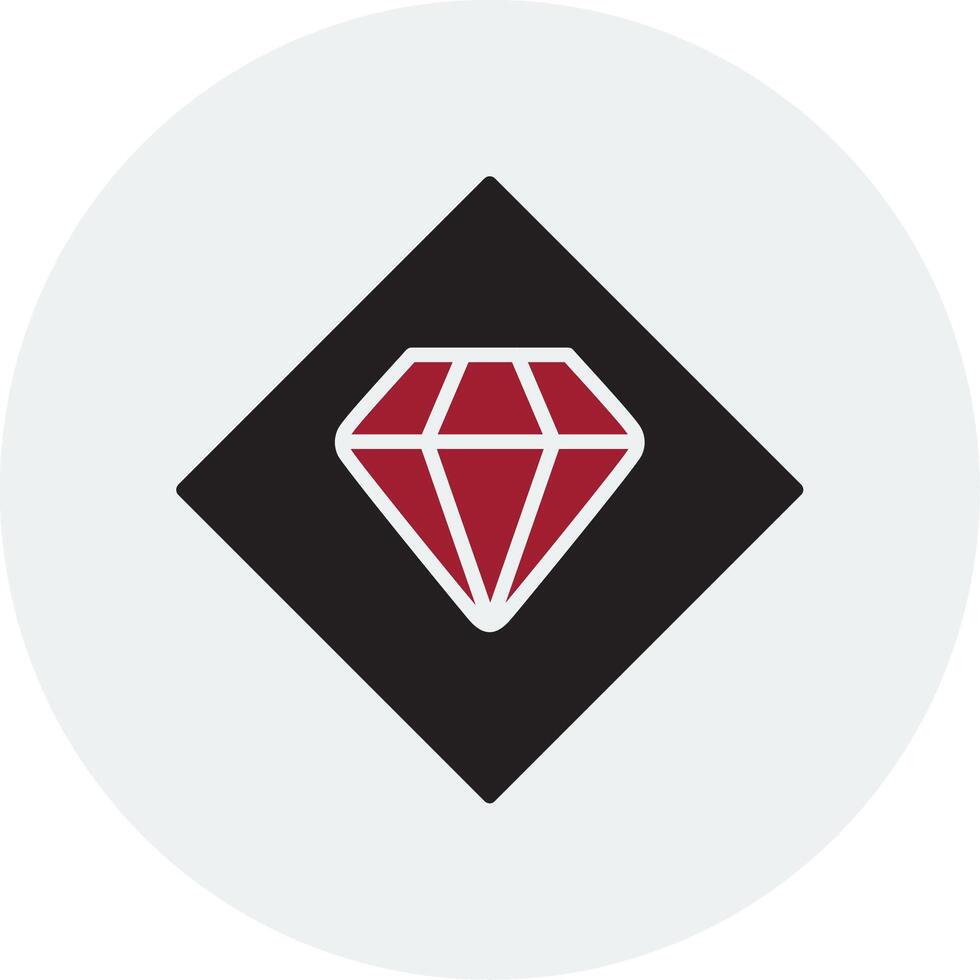 diamant vector pictogram