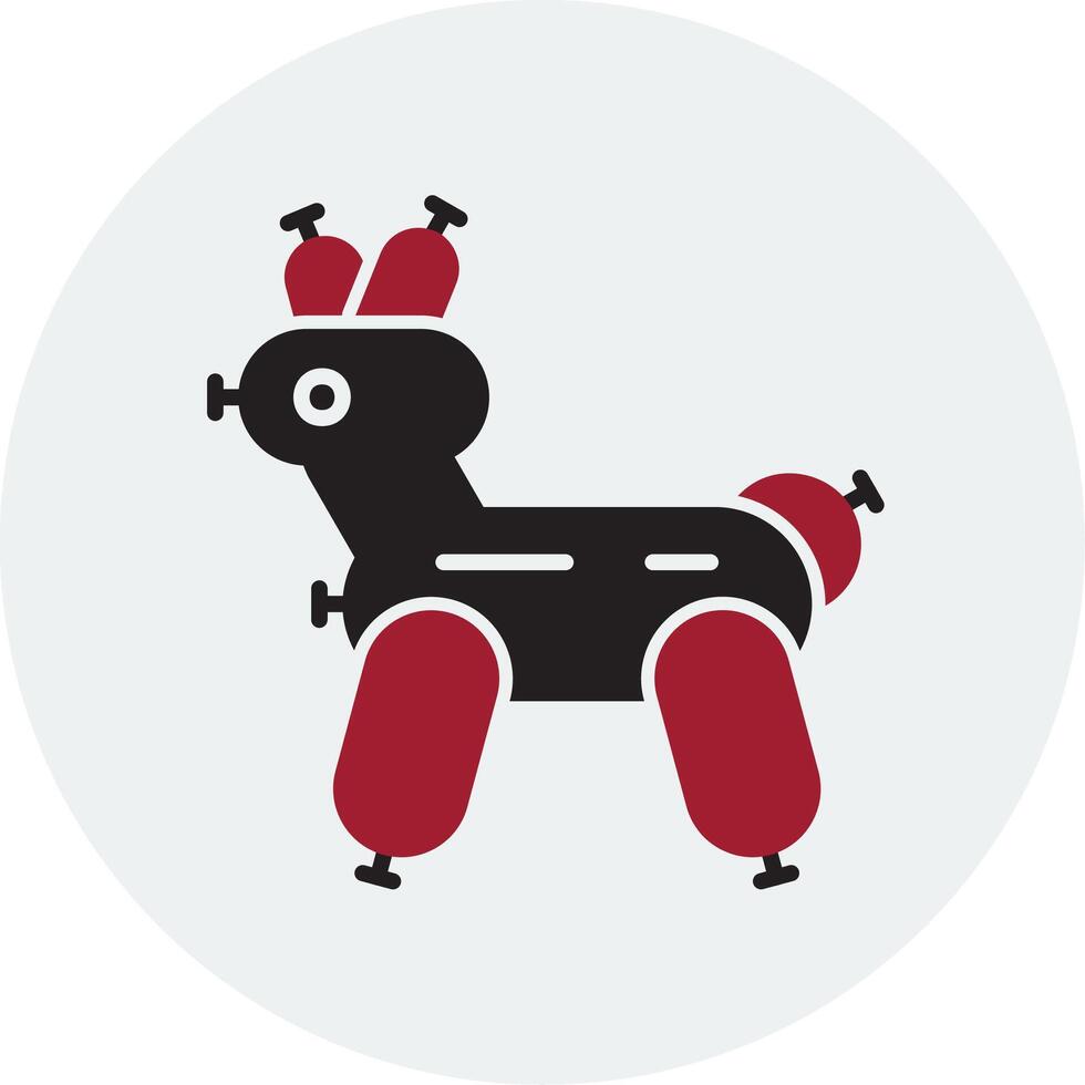 ballon hond vector icoon