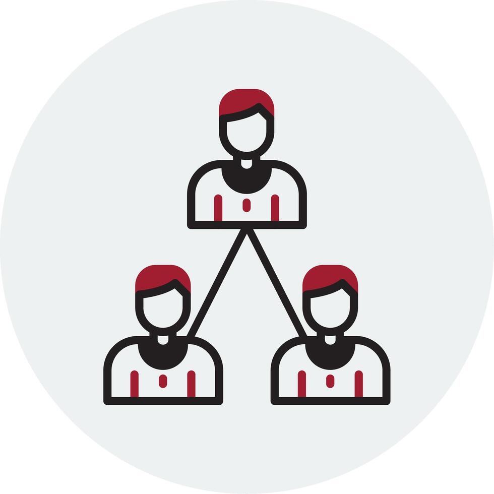 team vector pictogram