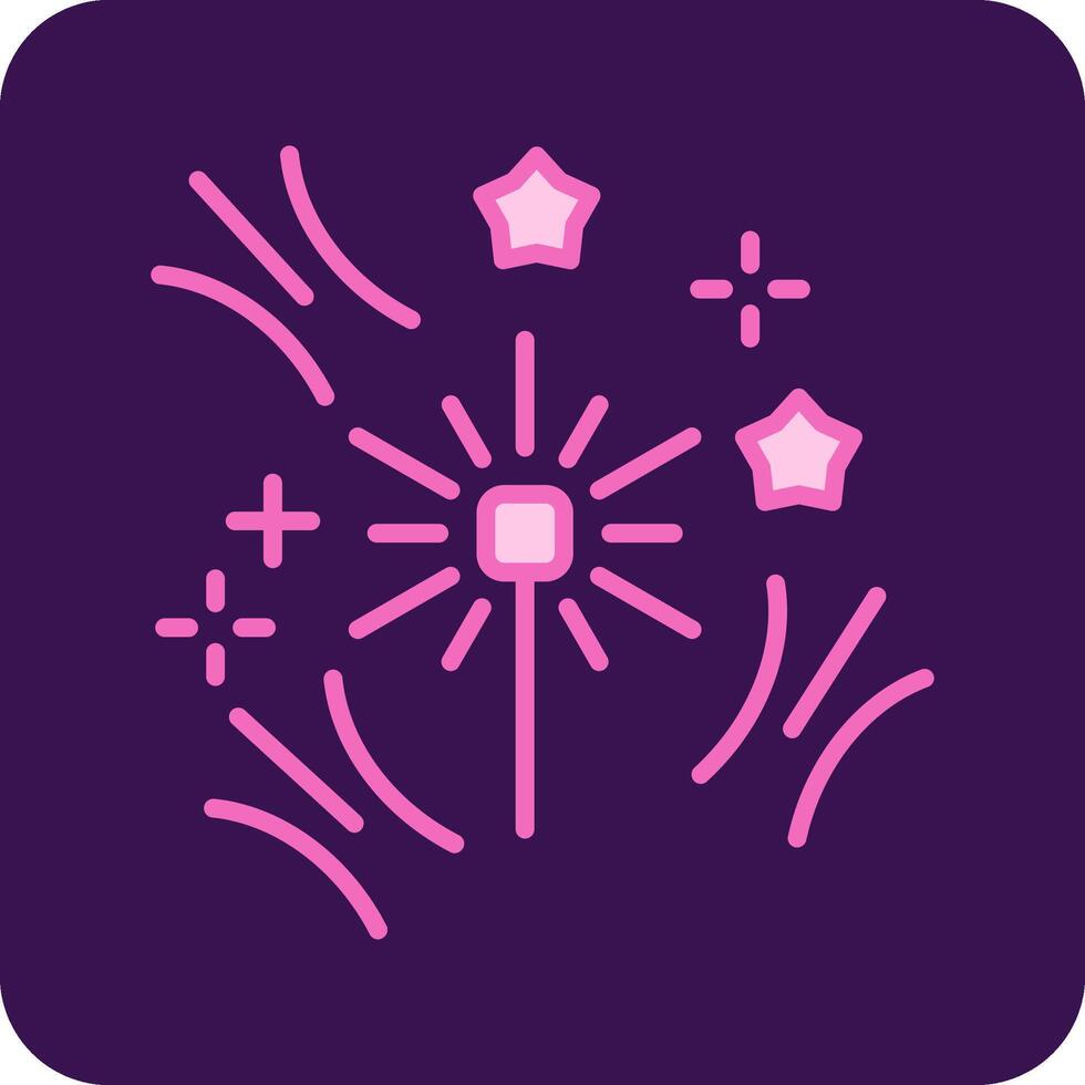 vuurwerk vector pictogram