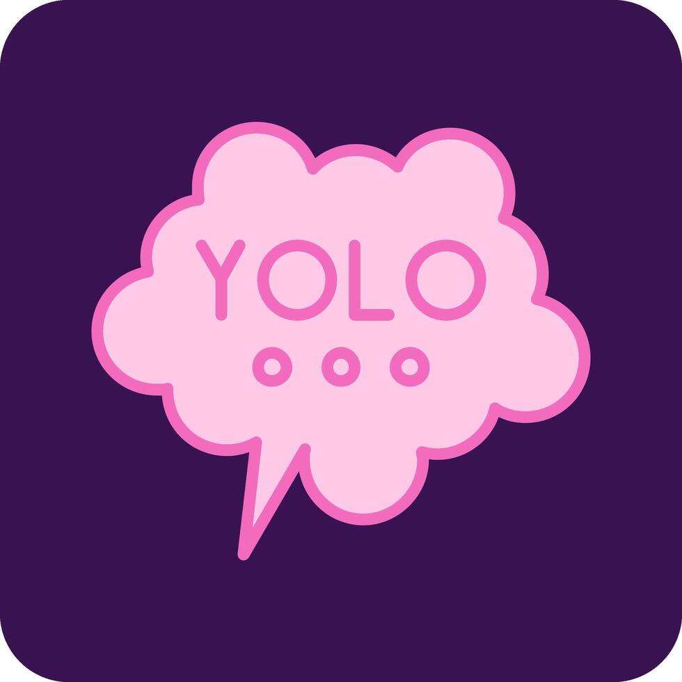 yolo vector icoon