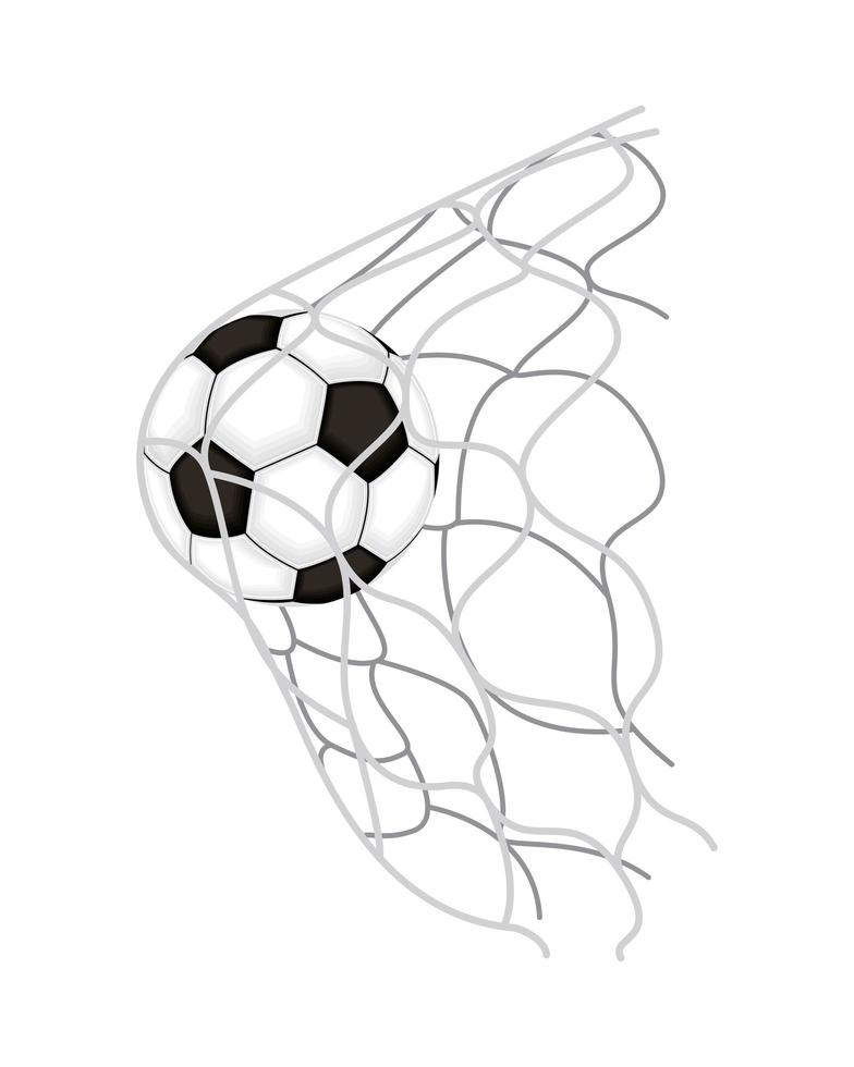 ballon in net vector