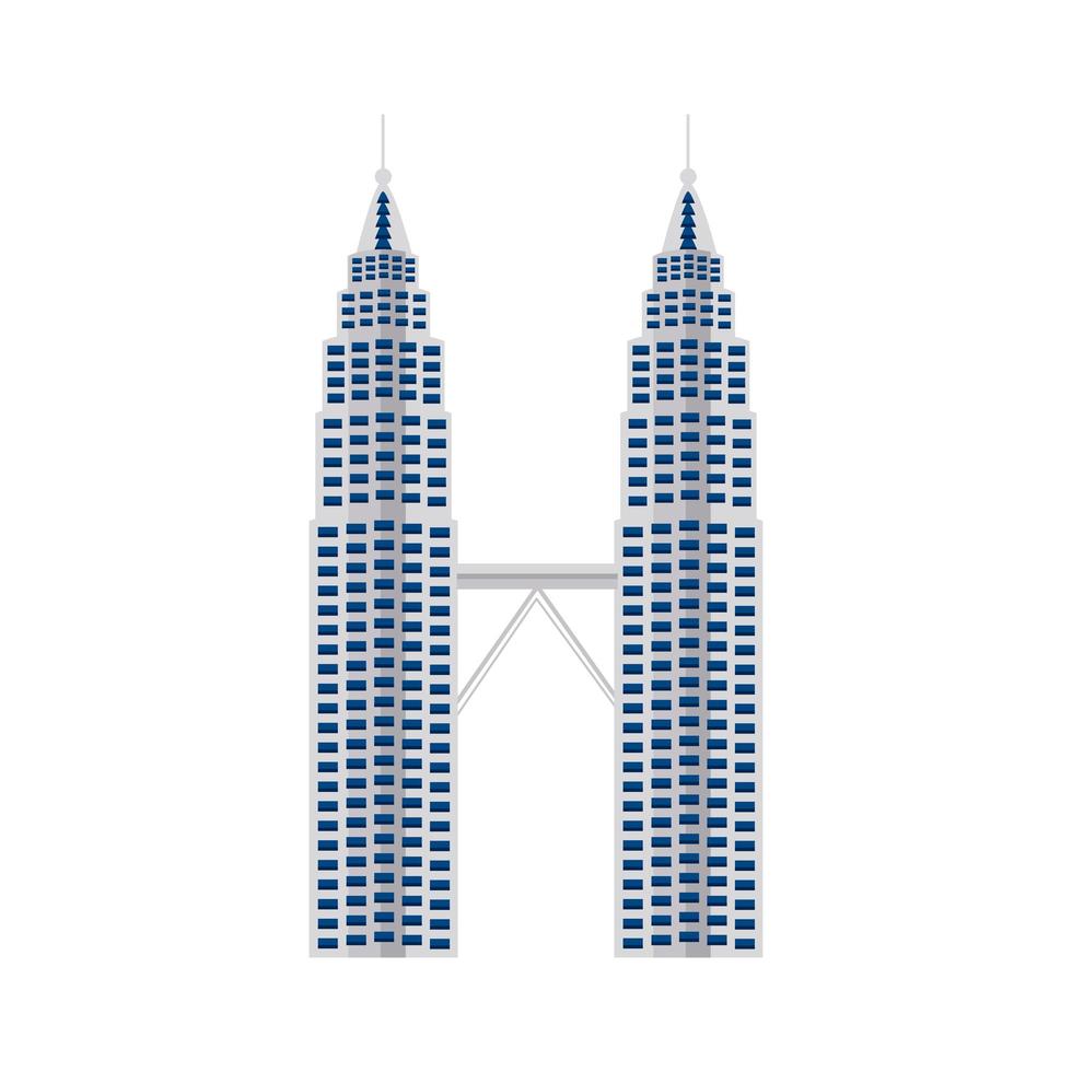 Petronas Twins-gebouwen vector