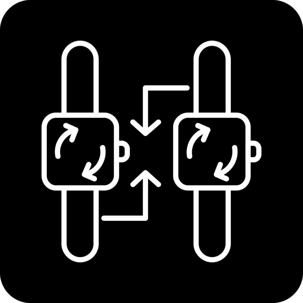 synchronisatie vector pictogram