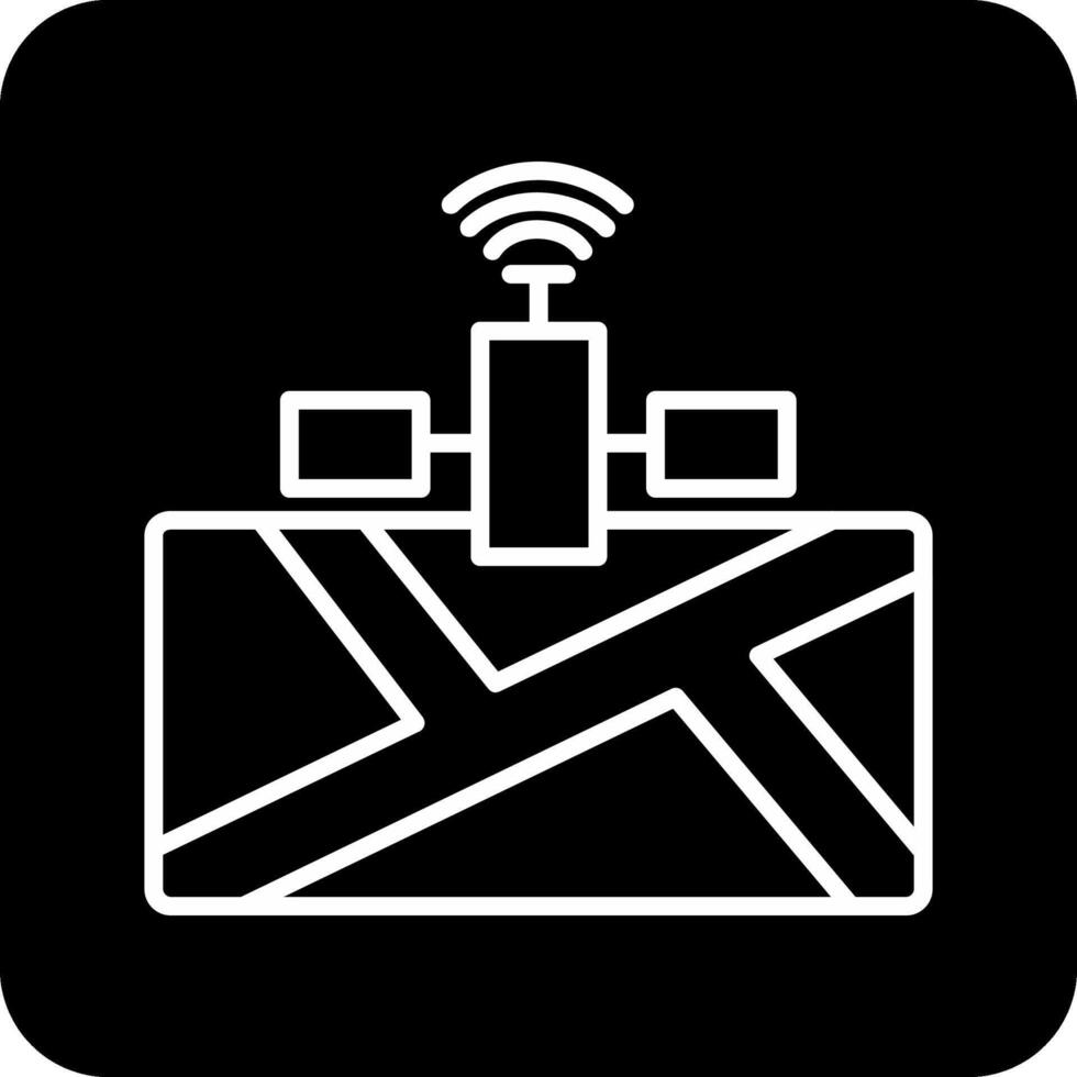 satelliet vector pictogram