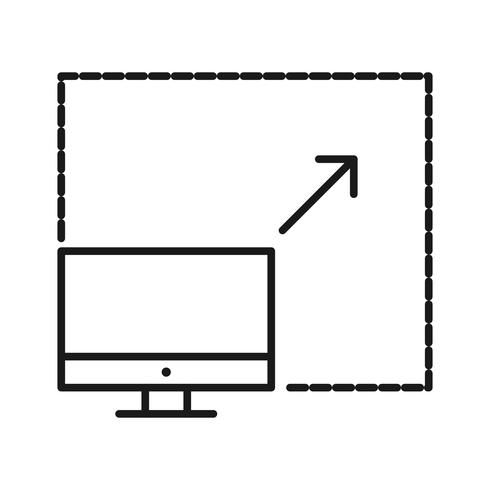 Schaal in staat Computing SEO Line Icons vector
