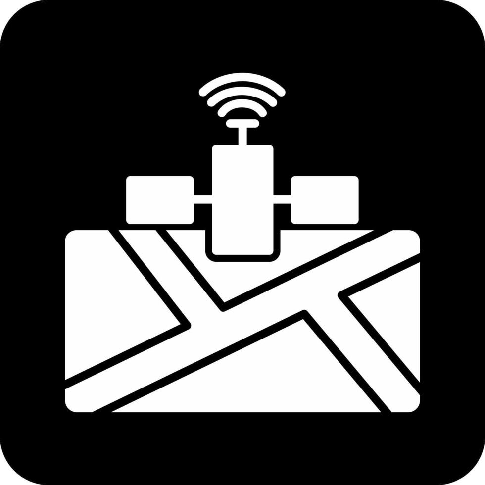 satelliet vector pictogram