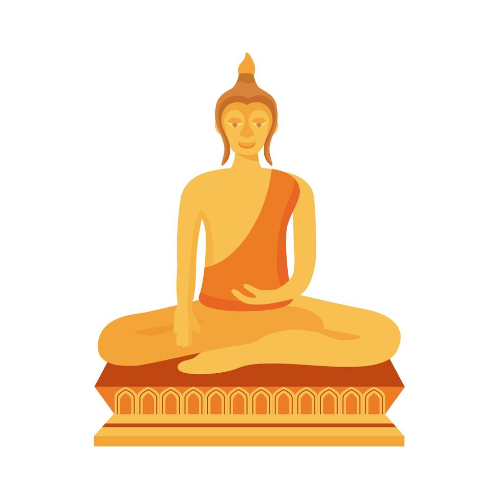 boeddha heilig van thailand vector