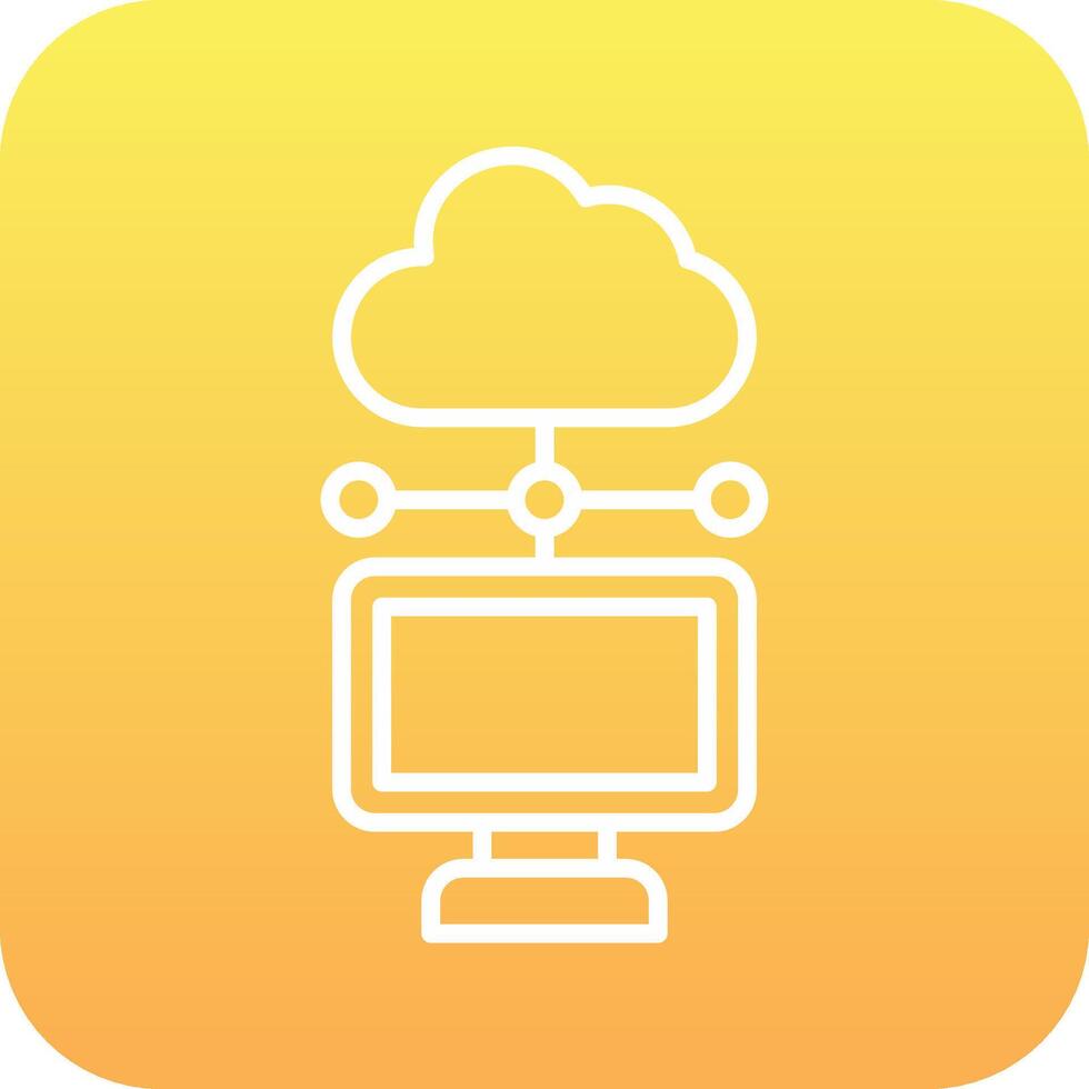 cloud computing vector icon