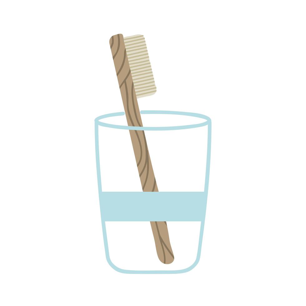 herbruikbare tandenborstel icoon vector