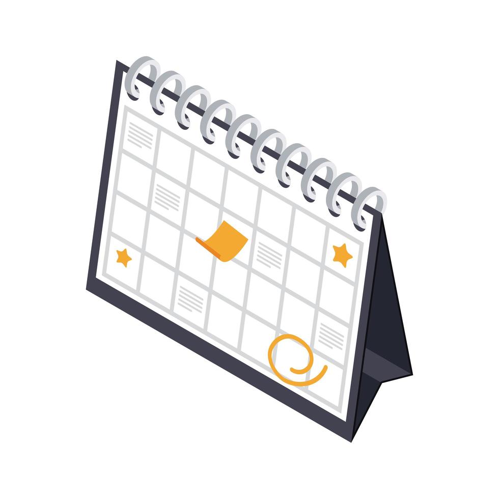 kalender planner icoon vector