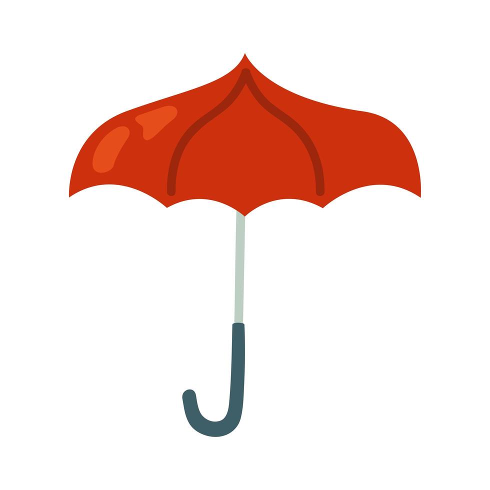 paraplu herfst accessoire vector