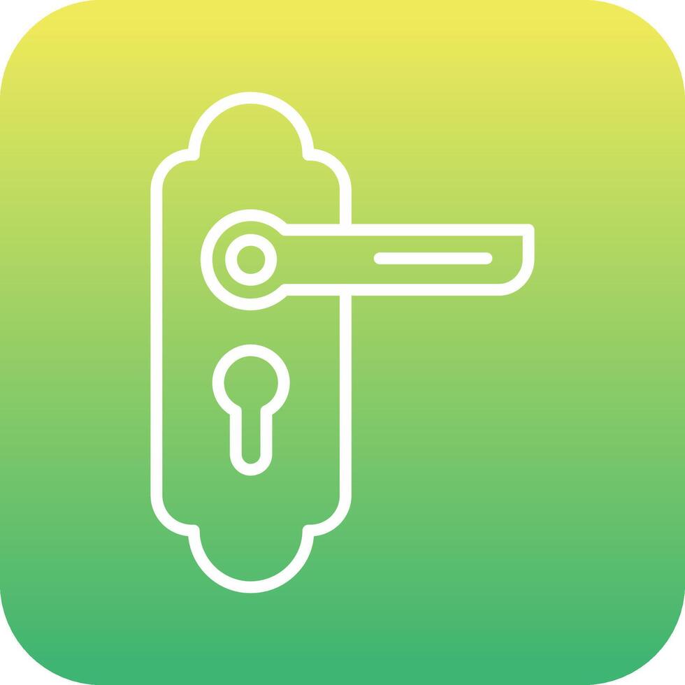deur knop vector icoon