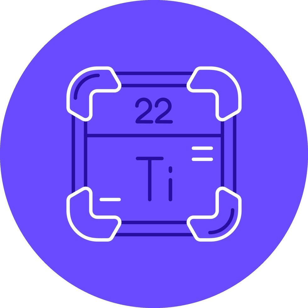 titanium duo afstemmen kleur cirkel icoon vector