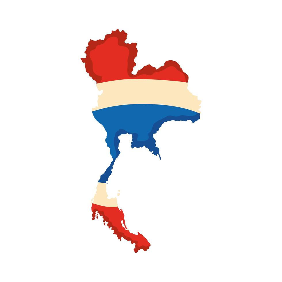 thailand kaart cartografie vector