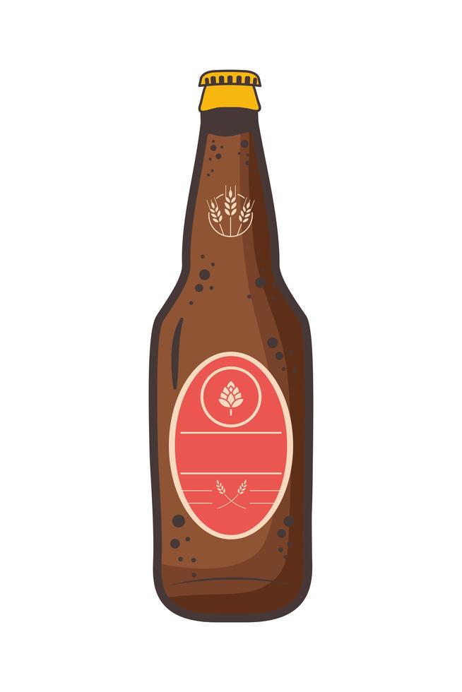 bierfles drinken vector