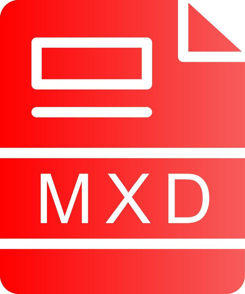 mxd creatief icoon ontwerp vector