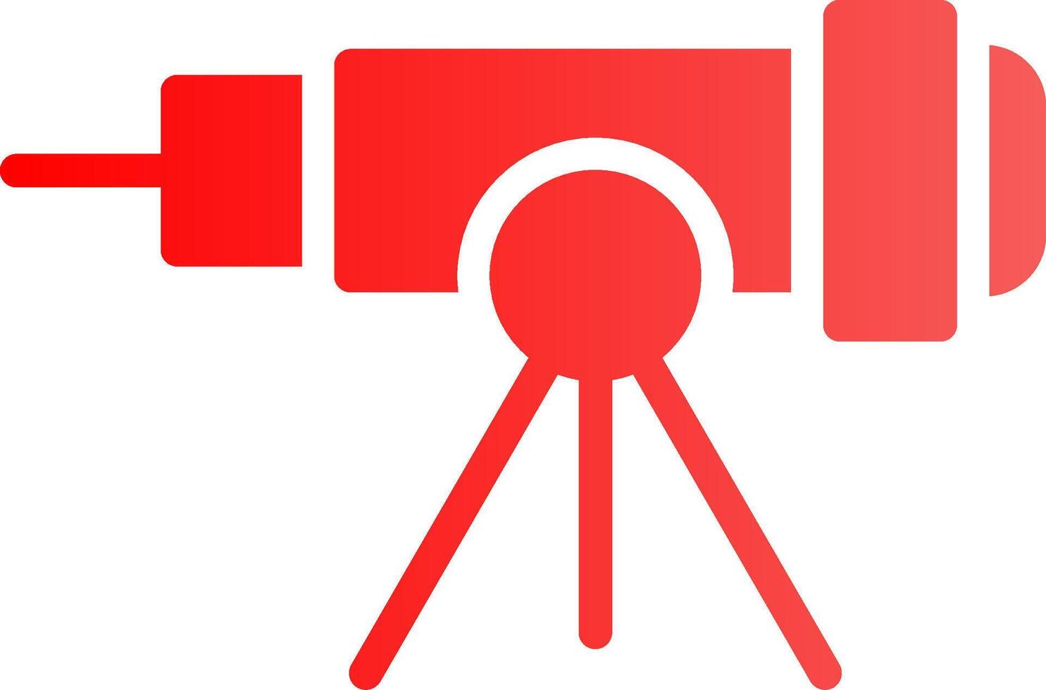 glyph rood helling ontwerp vector