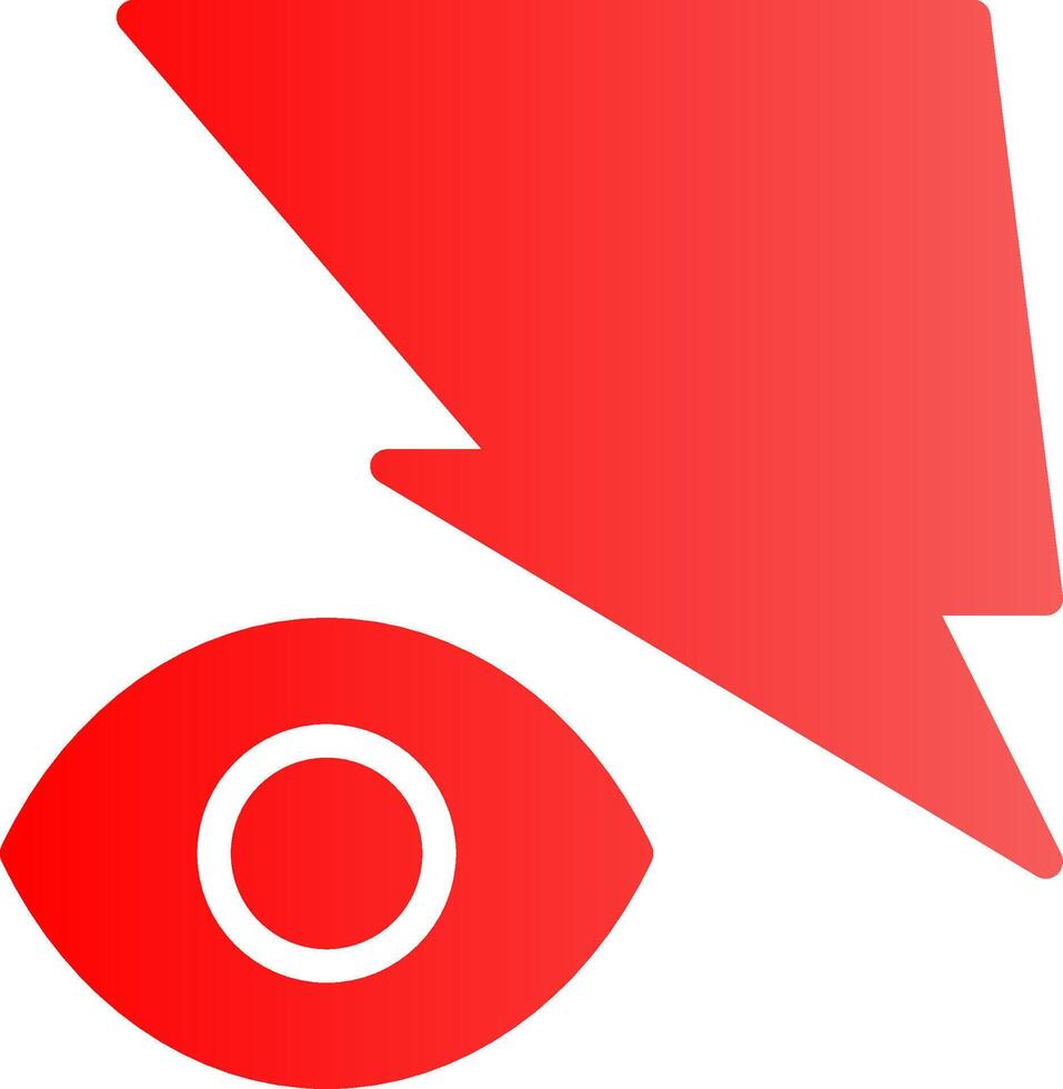 rood ogen creatief icoon ontwerp vector