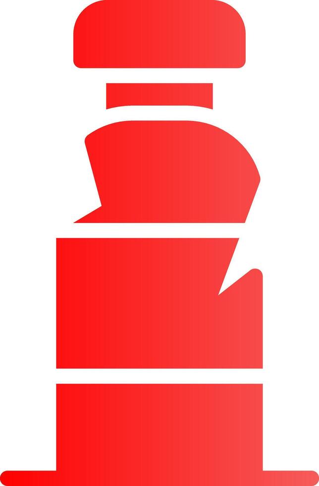 plastic fles creatief icoon ontwerp vector