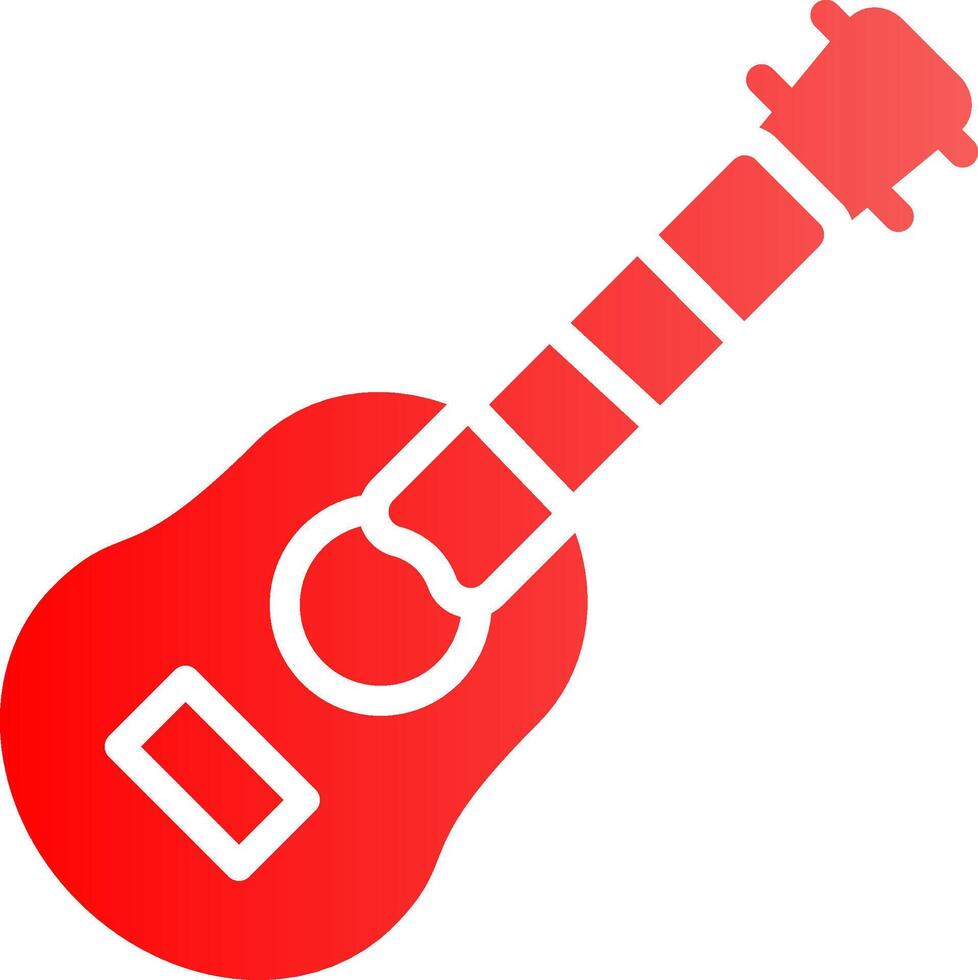 akoestisch gitaar creatief icoon ontwerp vector