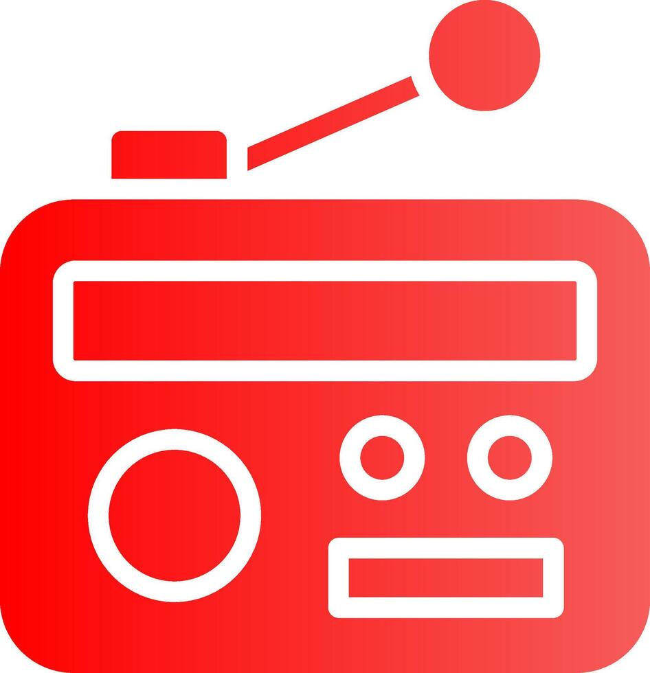 radio creatief icoon ontwerp vector