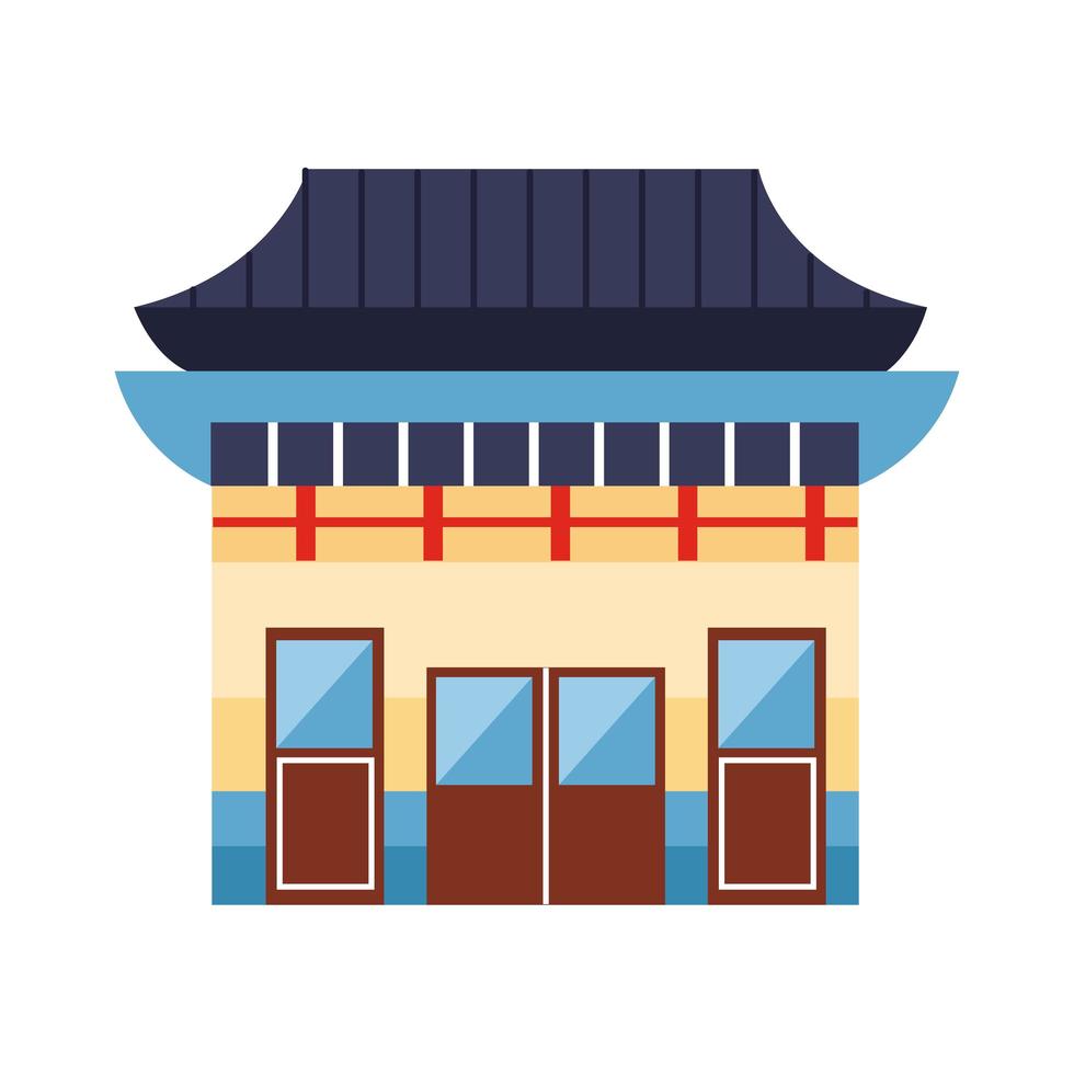 huis in Chinese stijl vector