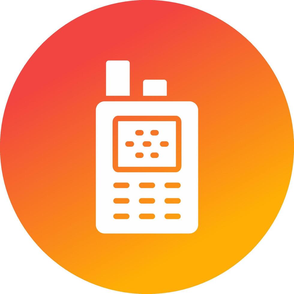 walkie talkie creatief icoon ontwerp vector