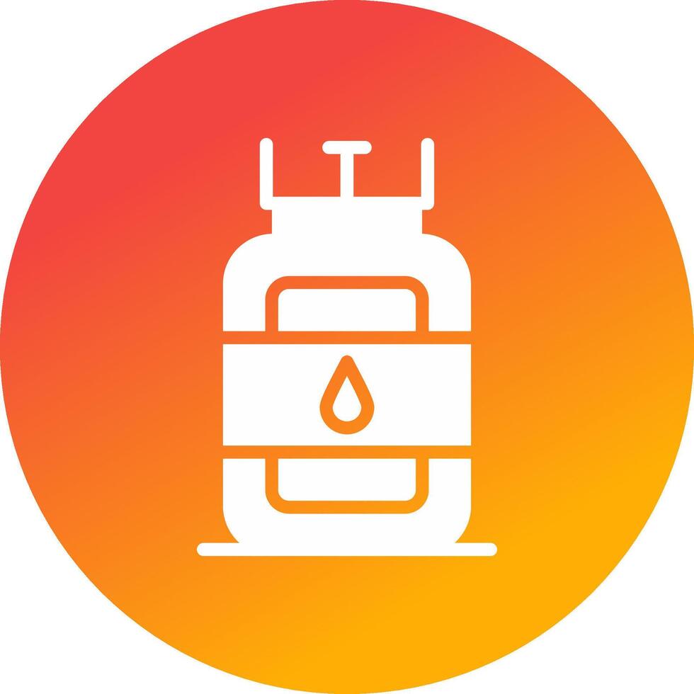 gas- cilinder creatief icoon ontwerp vector