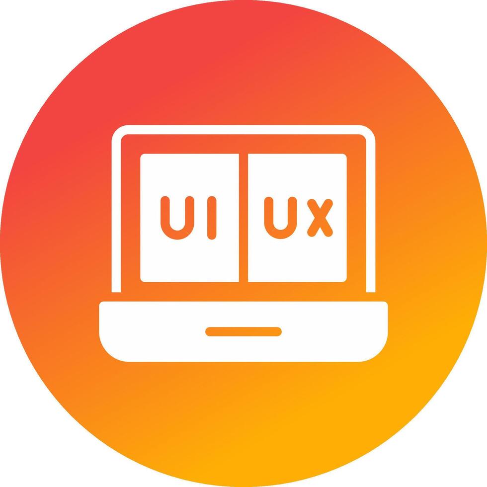 ui ux creatief icoon ontwerp vector