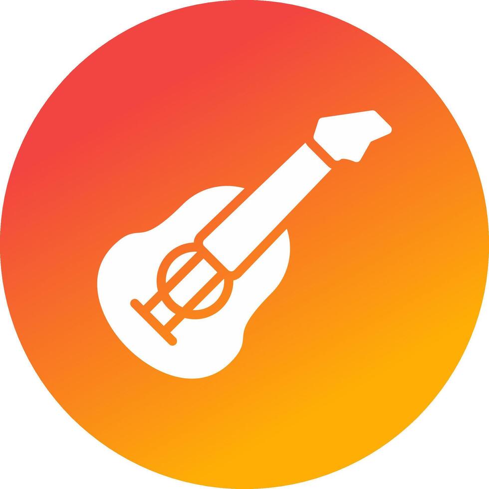 gitaar creatief icoon ontwerp vector