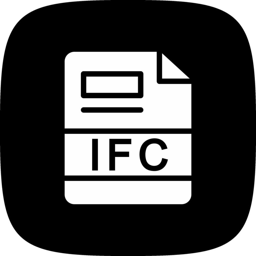 ifc creatief icoon ontwerp vector