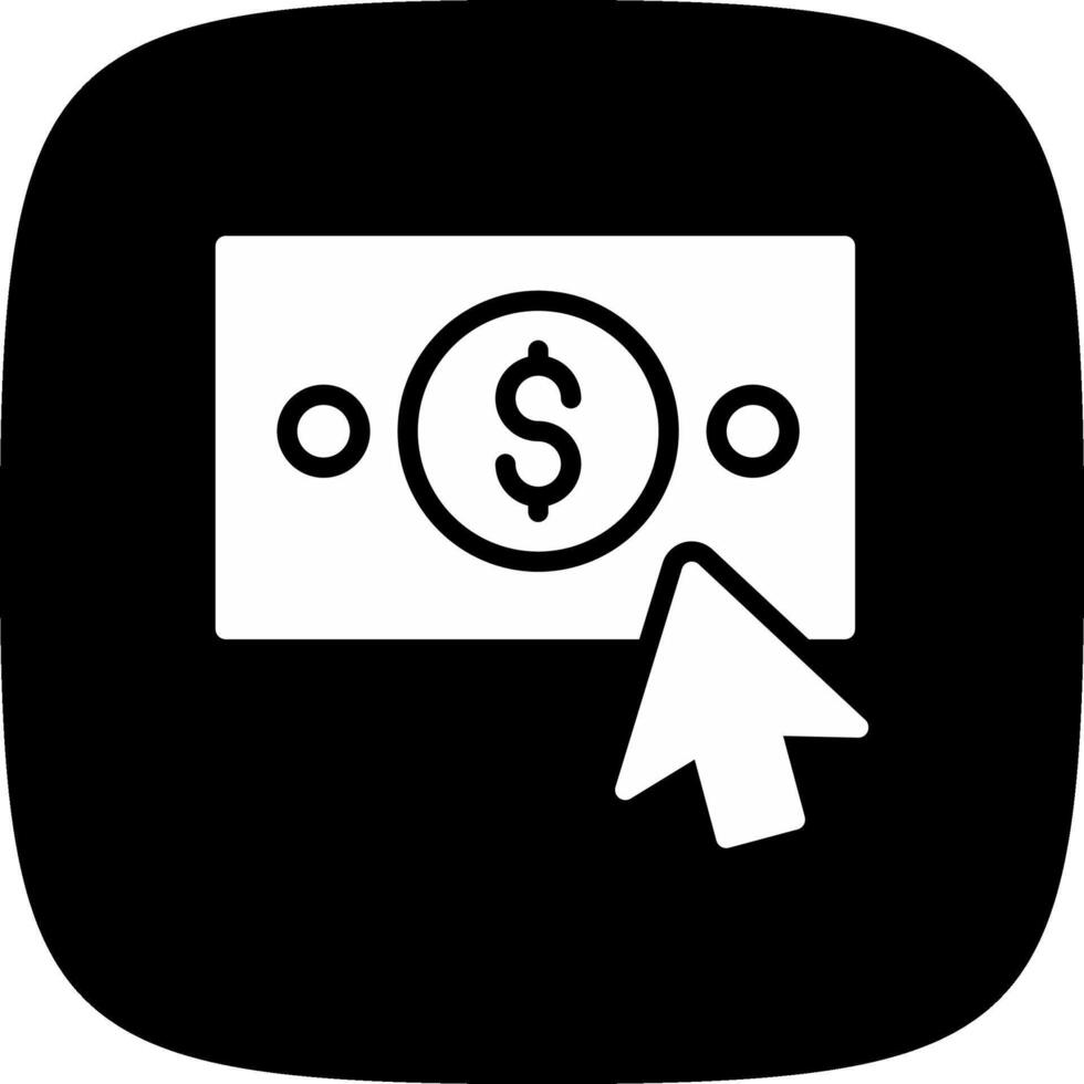 betalen per Klik creatief icoon ontwerp vector