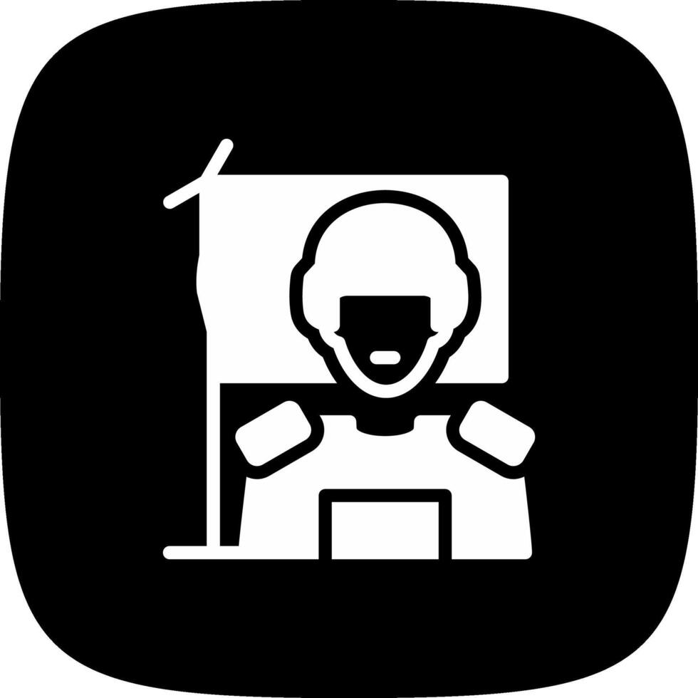 soldaat creatief icoon ontwerp vector