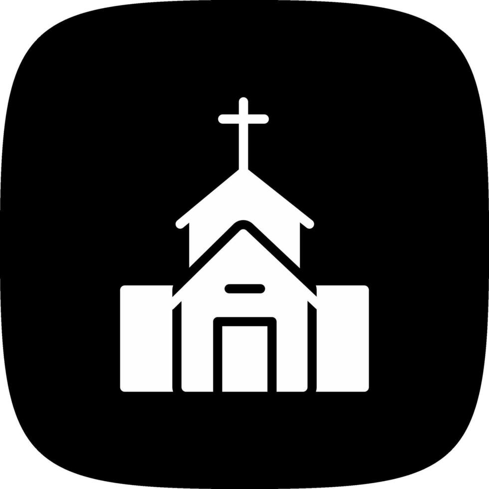 kerk creatief icoon ontwerp vector