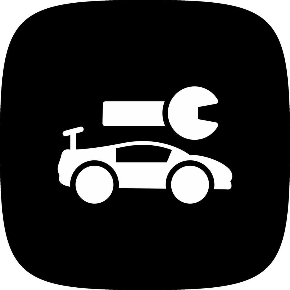 auto onderhoud creatief icoon ontwerp vector