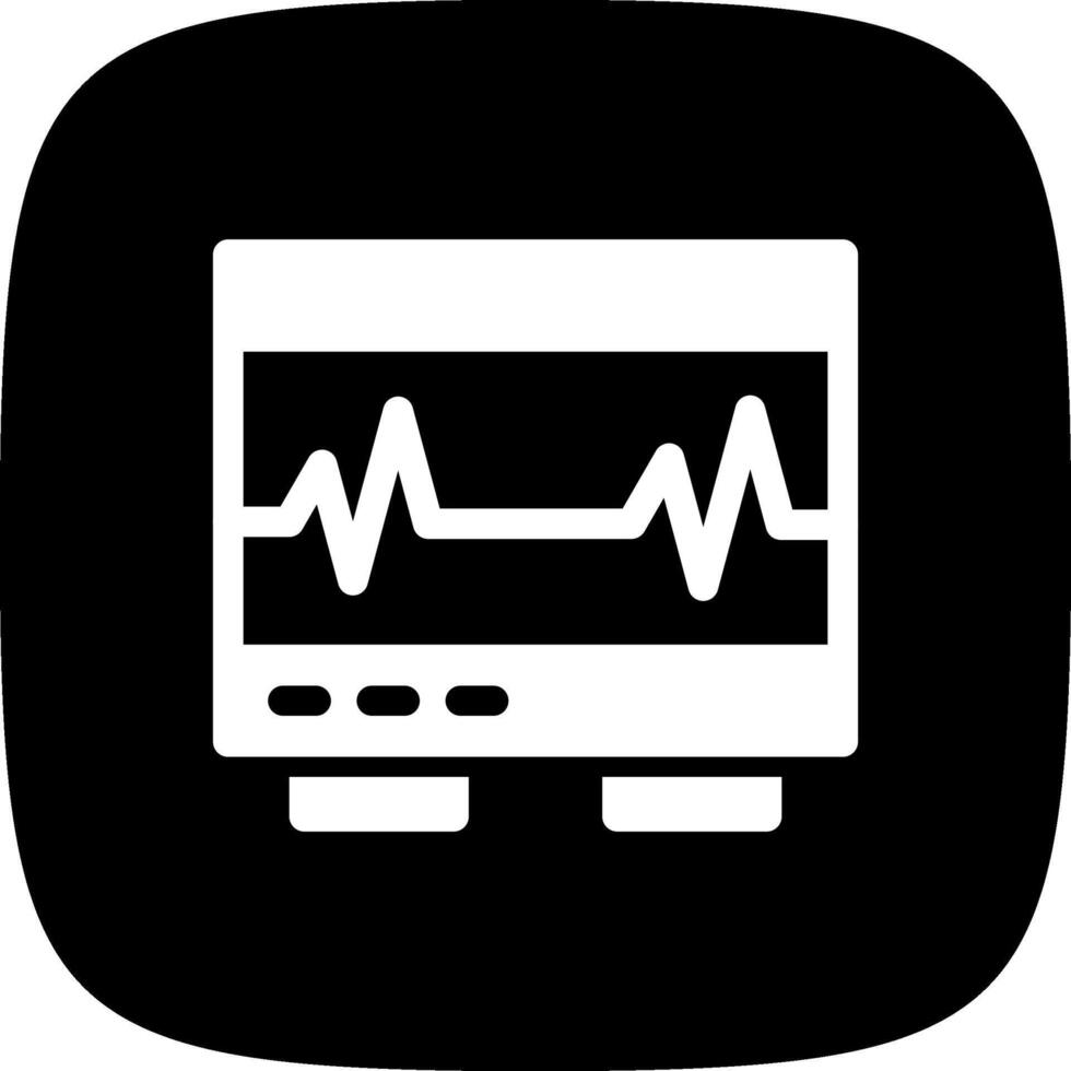 elektrocardiogram creatief icoon ontwerp vector