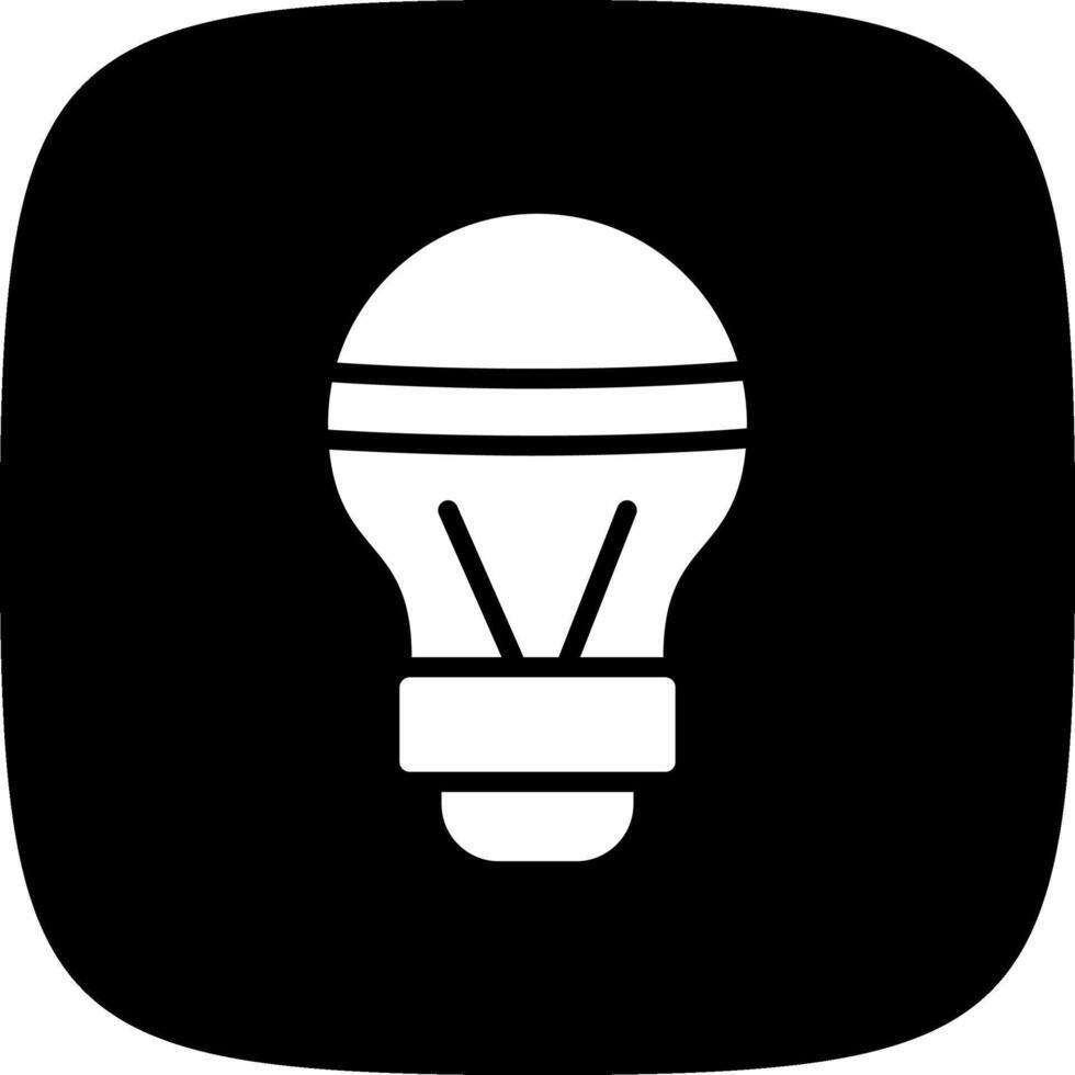 LED lamp creatief icoon ontwerp vector