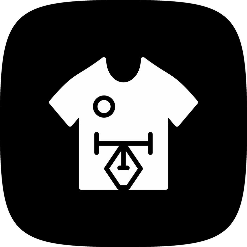 t overhemd creatief icoon ontwerp vector
